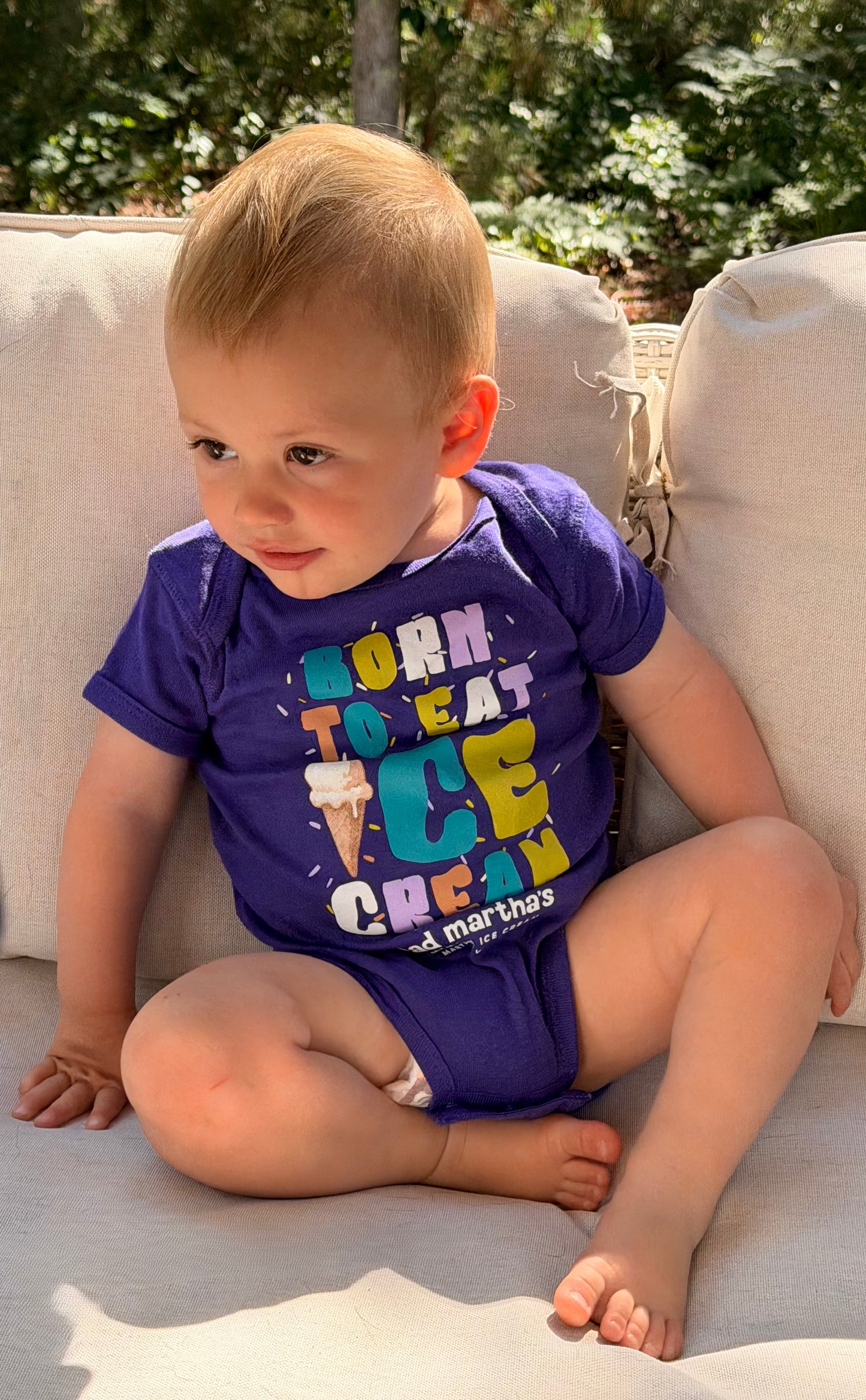 Born To Eat Ice Cream Onesie