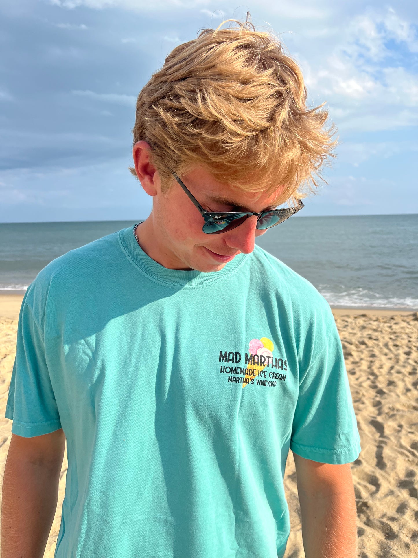Homemade Ice Cream Tee - Seafoam