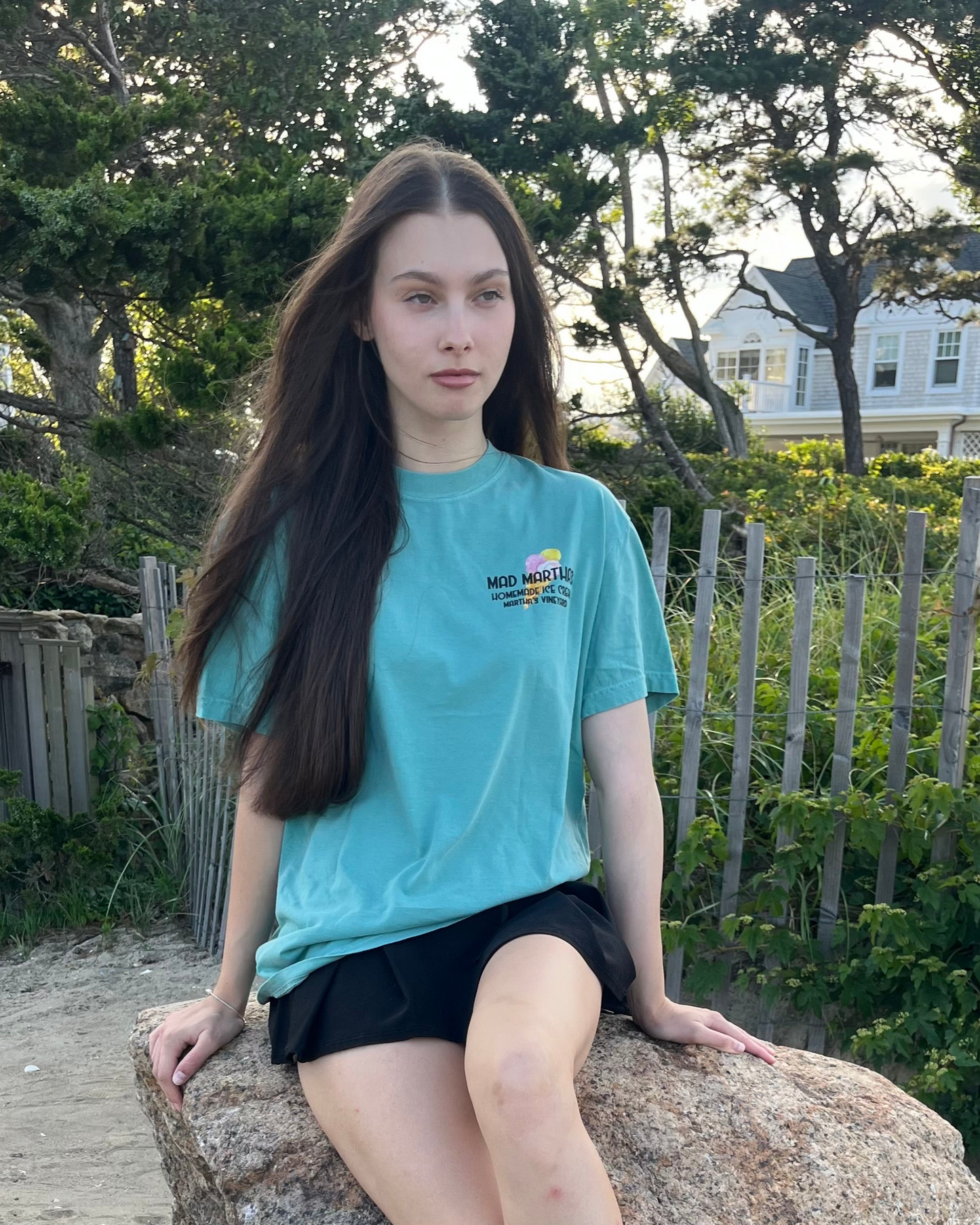 Homemade Ice Cream Tee - Seafoam