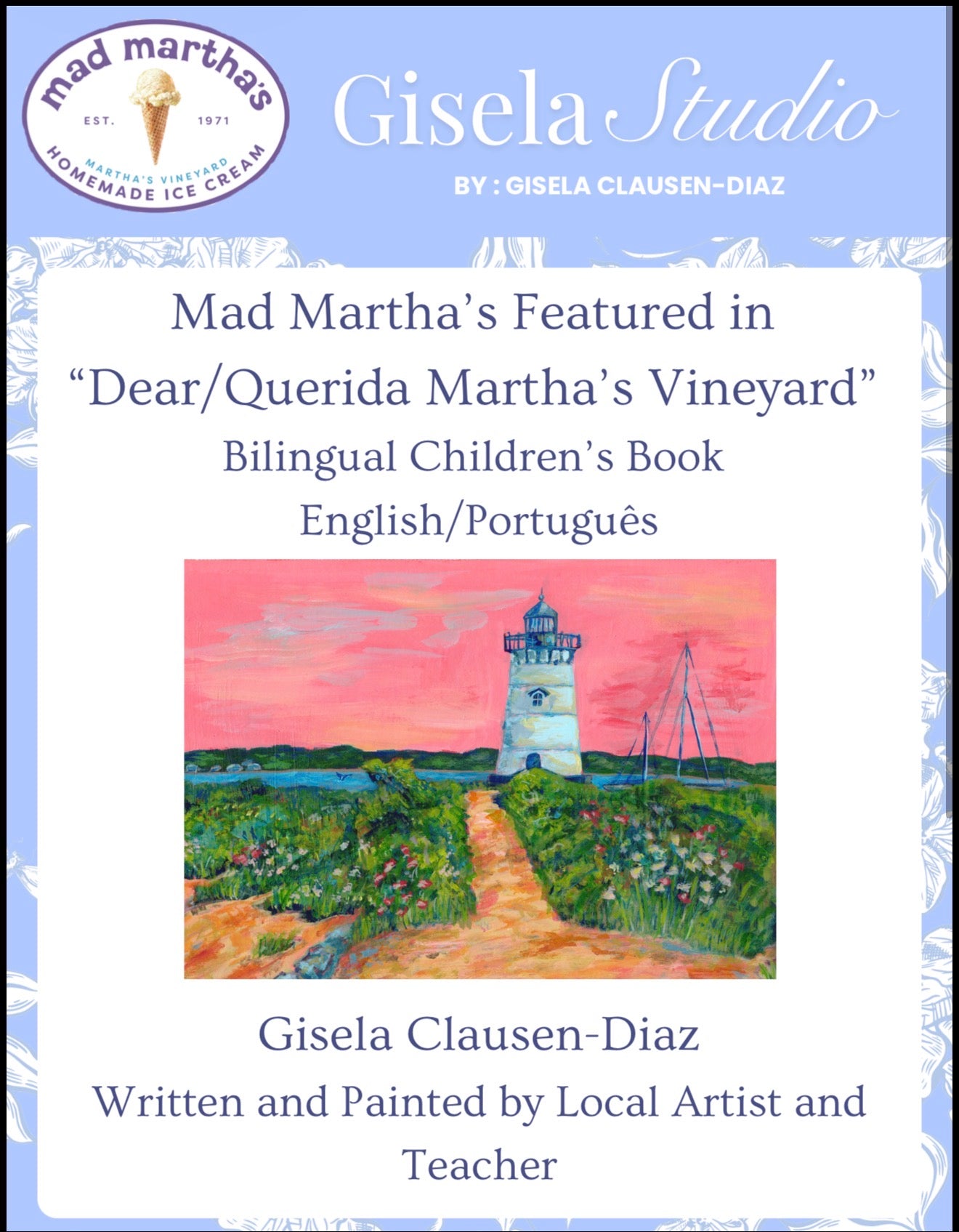 Dear/Querida Martha's Vineyard Children's Book