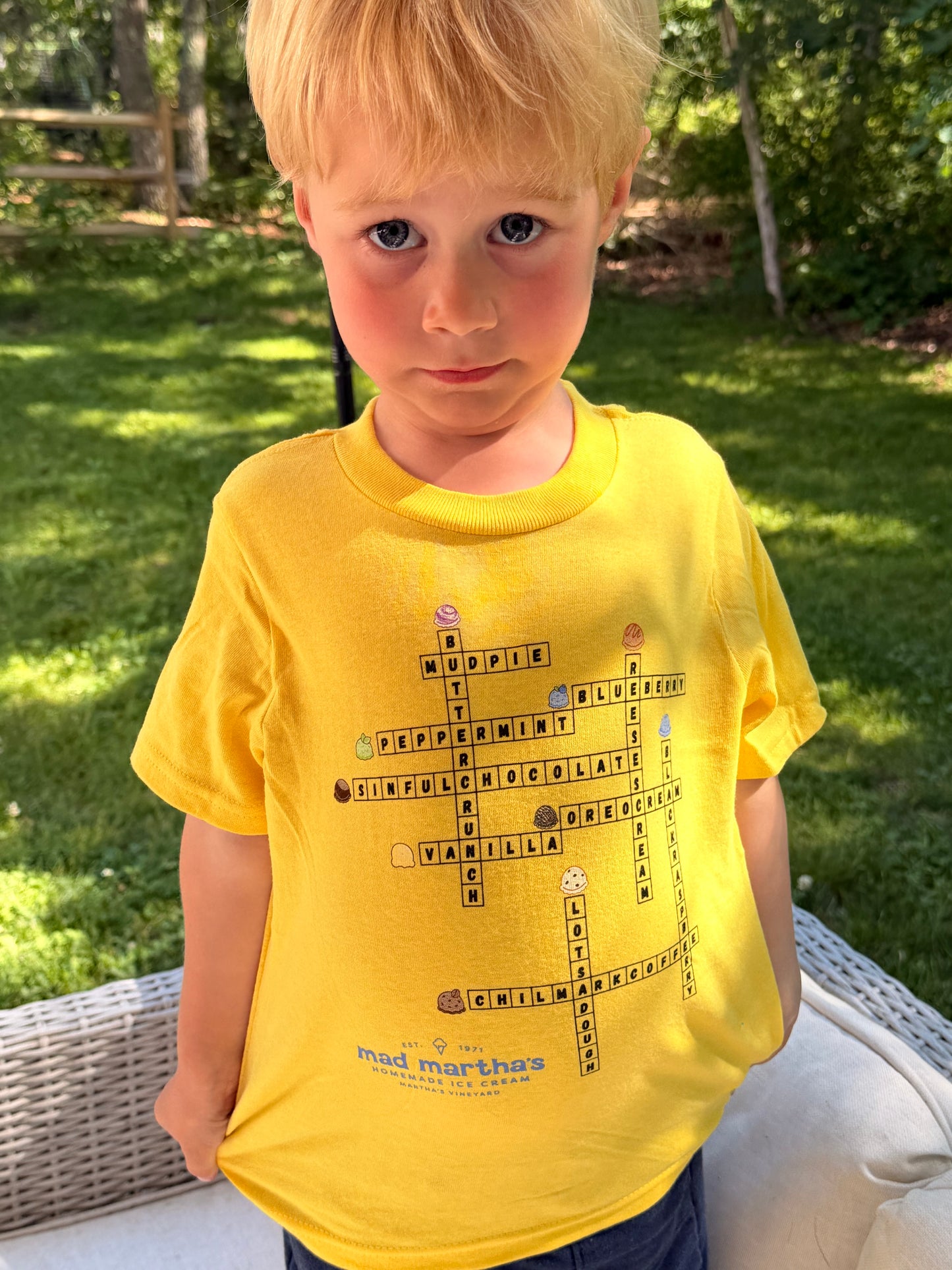 Crossword Puzzle Toddler Tee
