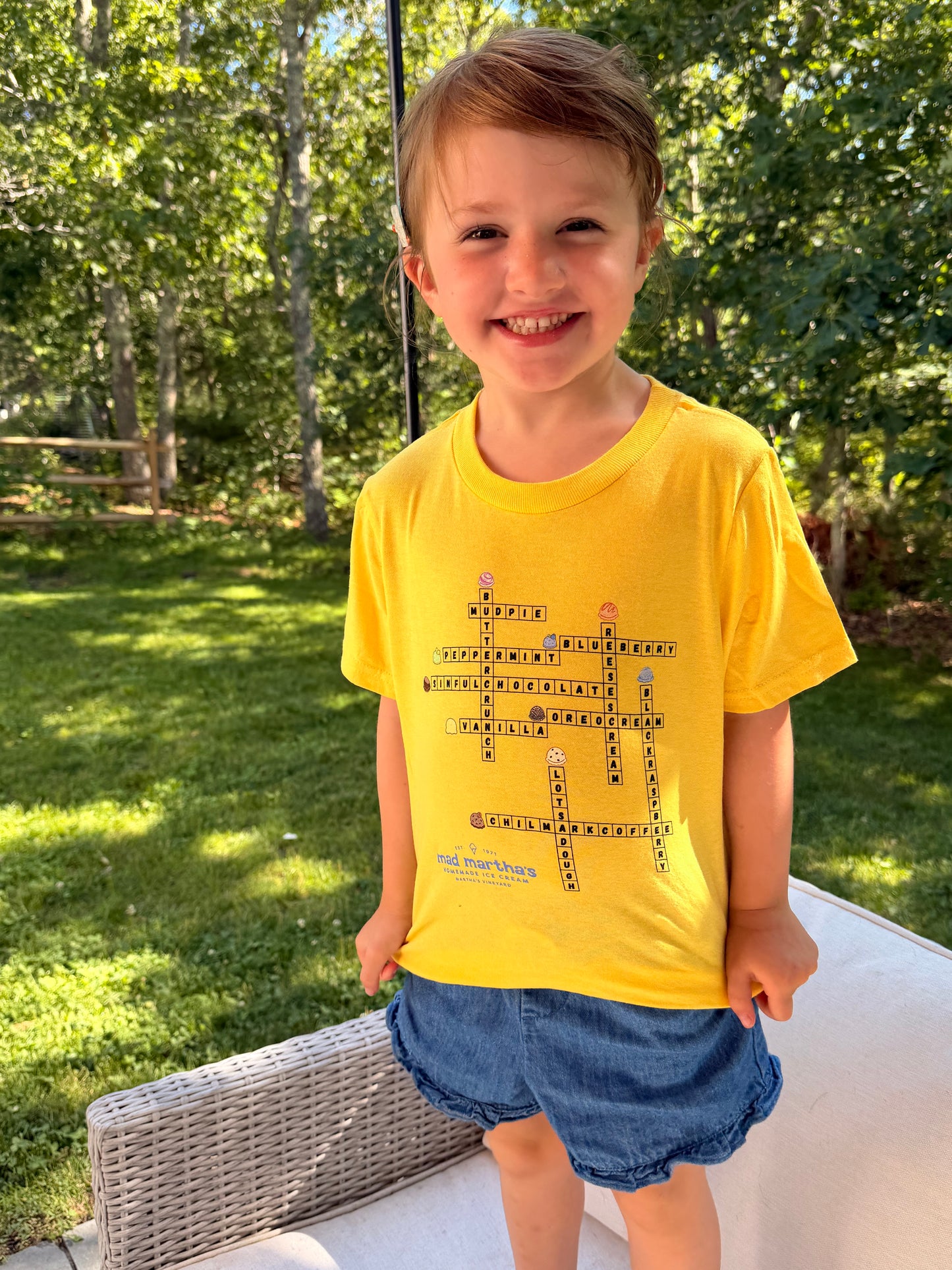 Crossword Puzzle Toddler Tee