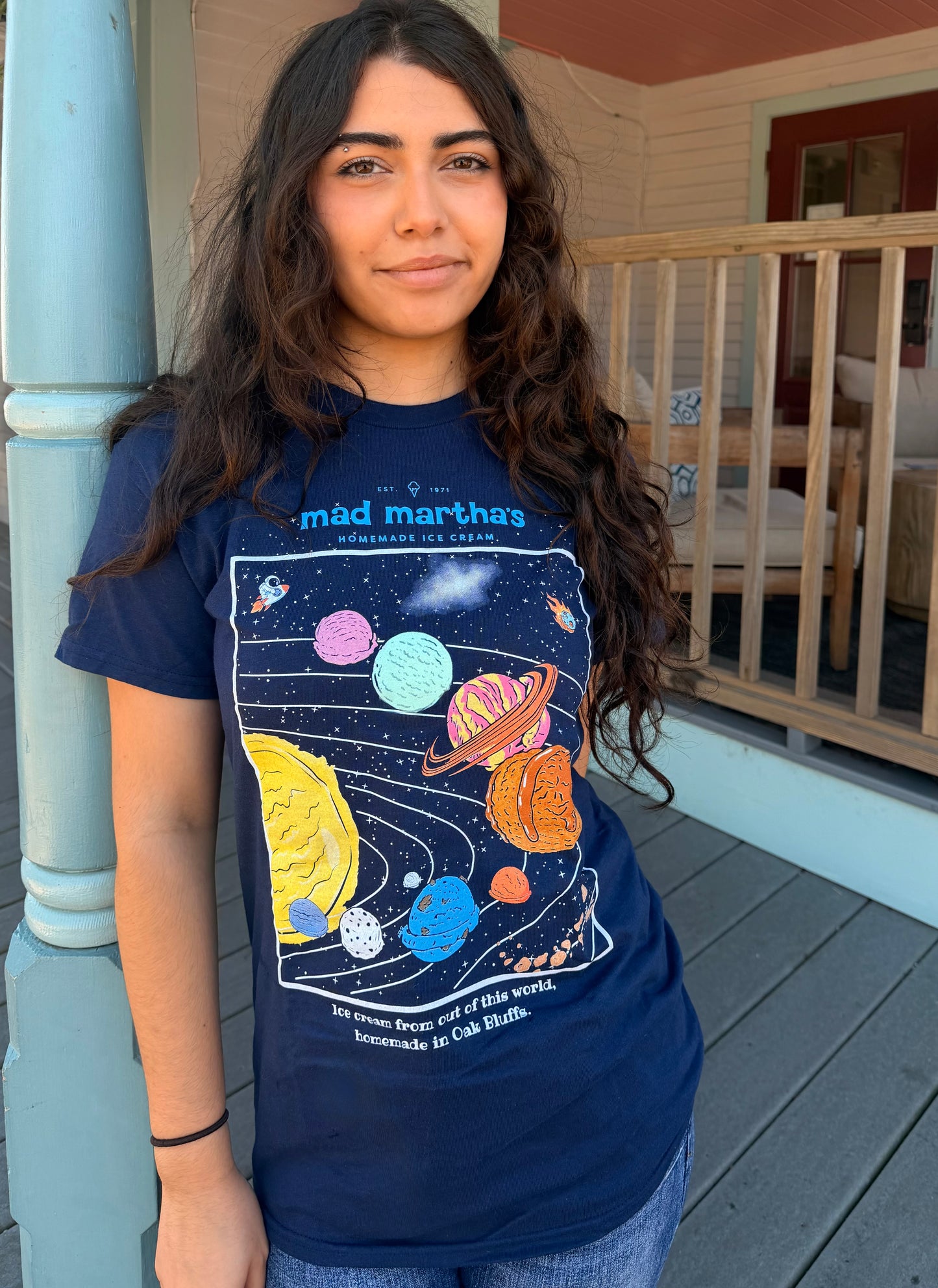 Solar System Scoops Tee