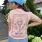 Tarot Card Tee - Pale Salmon