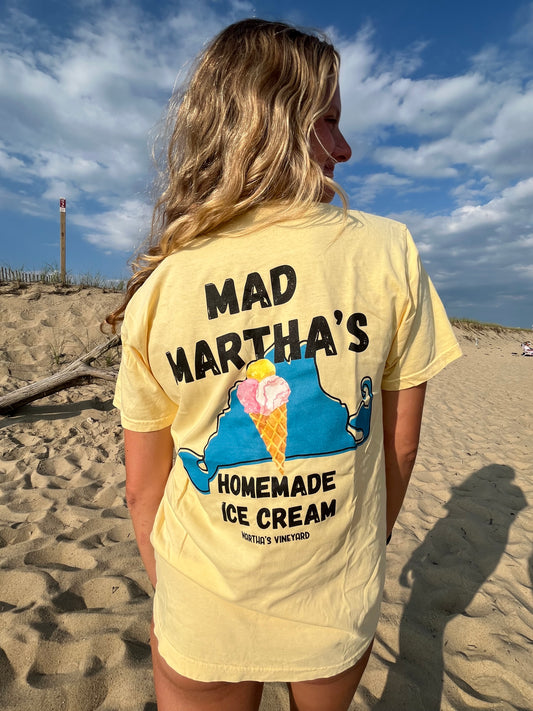 Homemade Ice Cream Tee - Yellow