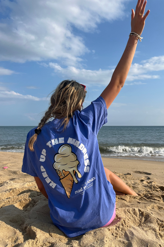 Keep Up The Madness Tee Blue